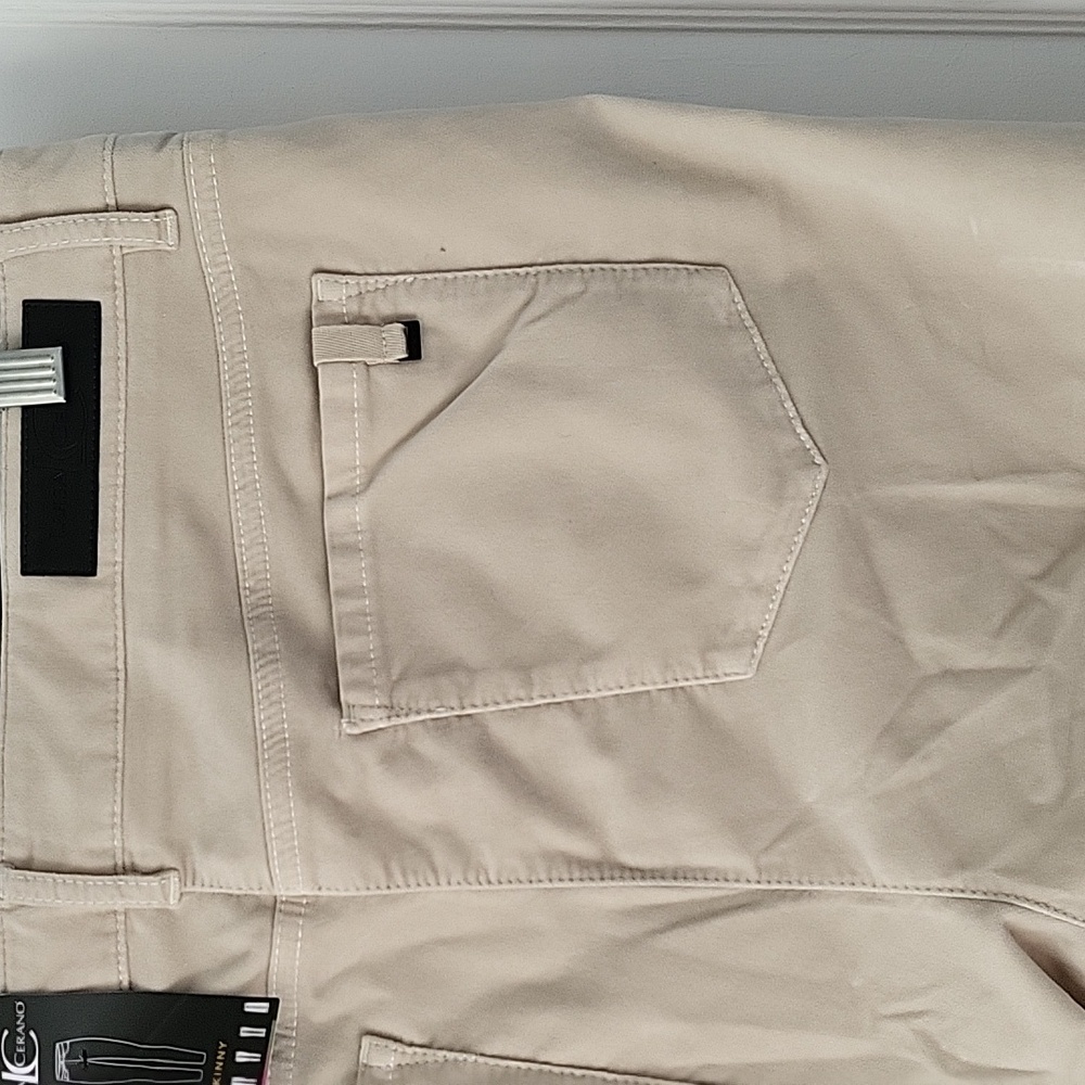 NWT! Luisa Cerano Skinny Velvet Pants - Picture 3 of 11